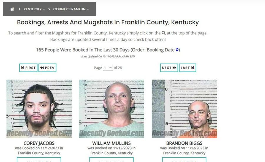 Busted Newspaper Frankfort KY