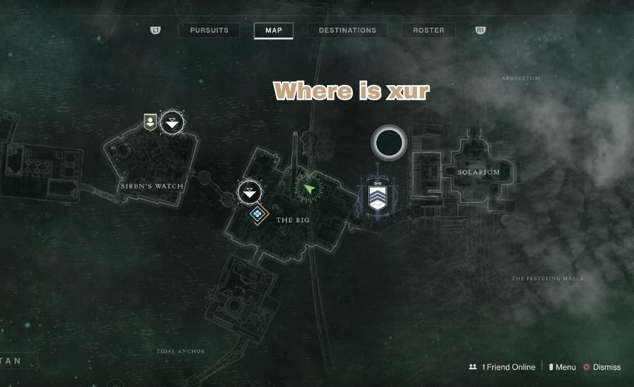 where is xur